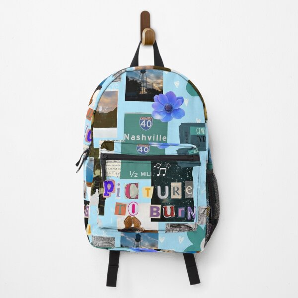 Taylor Swift Picture to Burn Collage Print Backpack for Sale by Femme  Pastel Collective
