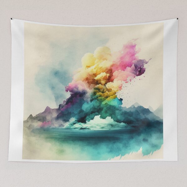 Item preview, Relaxing Watercolor #139 designed and sold by Avocado Design Studio.