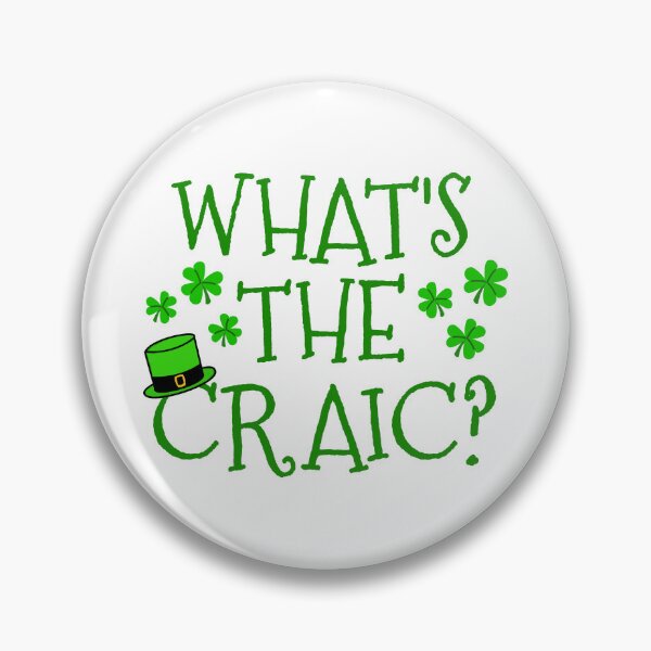 Item preview, What's The Craic? St Patrick's Day Irish designed and sold by doodlerob.