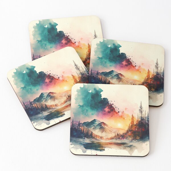 Item preview, Relaxing Watercolor #140 designed and sold by Avocado Design Studio.