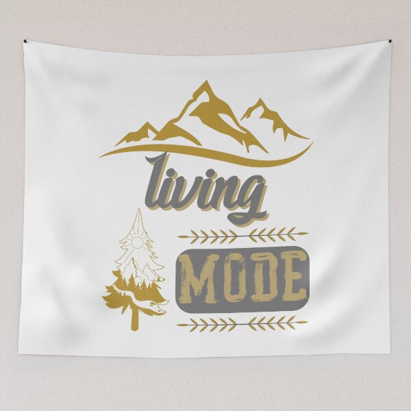 Item preview, living mode, forest river sun inside tree pine designed and sold by movie-popcorn.