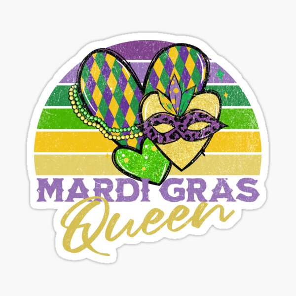 Purple, Green and Yellow Star Glitter Sticker (Each) – Mardi Gras Spot