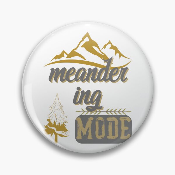 Item preview, meander ing mode, forest river sun inside tree pine designed and sold by movie-popcorn.