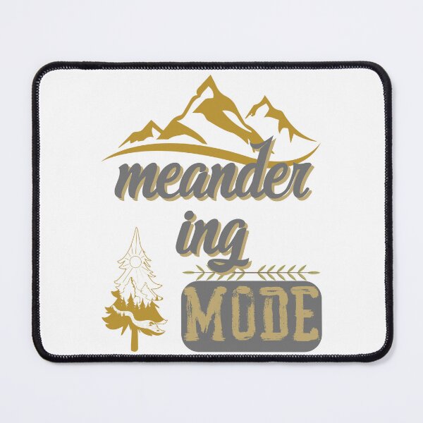 Item preview, meander ing mode, forest river sun inside tree pine designed and sold by movie-popcorn.