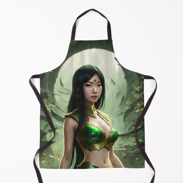 Item preview, Asian female fantasy art, AI generated designed and sold by Midnight-Hour.