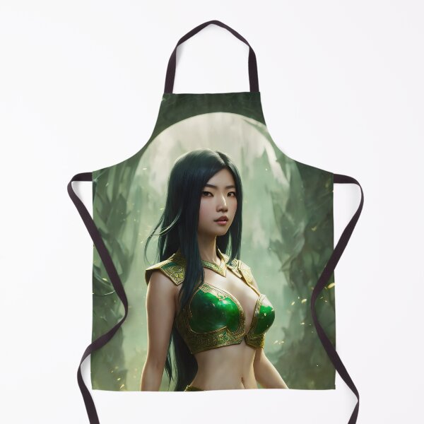 Item preview, Asian female fantasy art, AI generated designed and sold by Midnight-Hour.