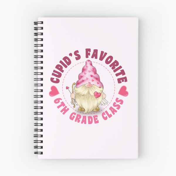 Item preview, Cupid's Favorite  6th Grade Class ( USA Spelling) - Pink gnome design for Valentines Day! designed and sold by TaraGbear.
