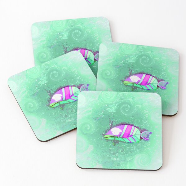 Item preview, Tired Boho Fish Home Décor or Art Bohemian Style Hippie Vibes 2 of 2  designed and sold by Beachy.