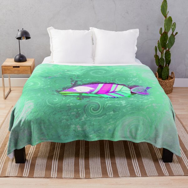 Item preview, Tired Boho Fish Home Décor or Art Bohemian Style Hippie Vibes 2 of 2 designed and sold by Beachy.