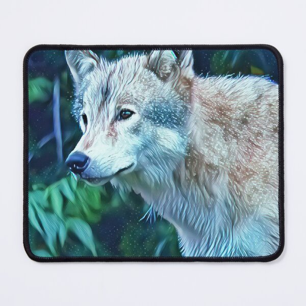 Item preview, Wild wolf digital art designed and sold by Midnight-Hour.