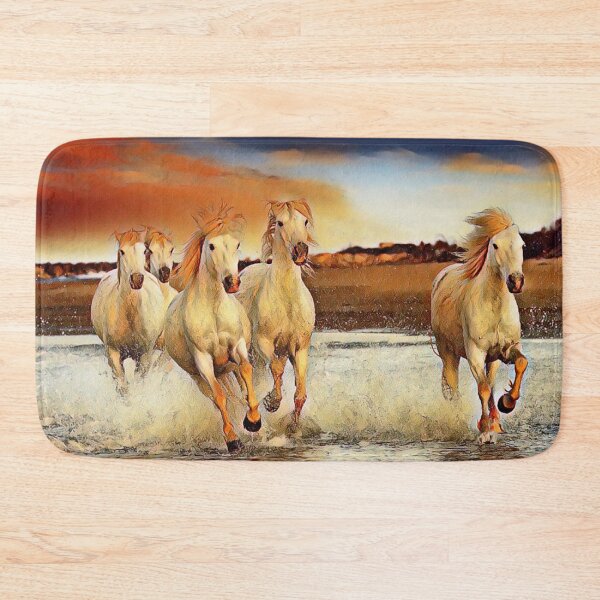 Item preview, White horses running wild designed and sold by Midnight-Hour.