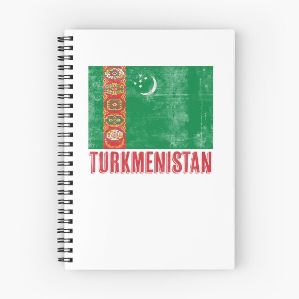 Item preview, Flag of Turkmenistan "Grunge" look. designed and sold by KTSubz Faith & Fun Designs.