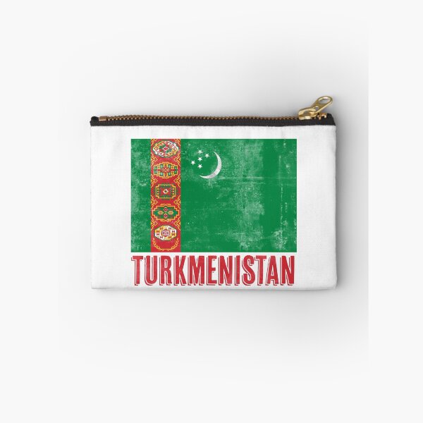 Item preview, Flag of Turkmenistan "Grunge" look. designed and sold by KTSubz Faith & Fun Designs.