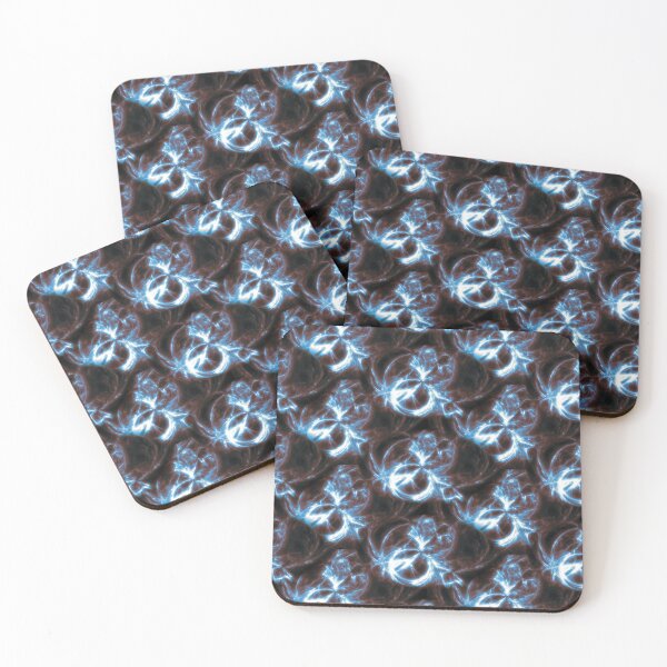 Item preview, Firery blue energetic swirls designed and sold by Midnight-Hour.