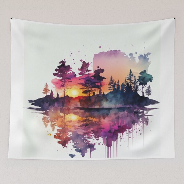 Item preview, Relaxing Watercolor #141 designed and sold by Avocado Design Studio.