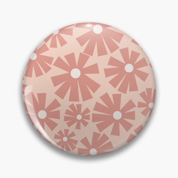 Item preview, Peach Geometric Floral Pattern designed and sold by ebcameron.