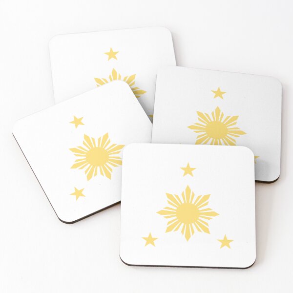 Aperçu de l'œuvre Philippin Sun & Stars Print - Philippines - Drapeau philippin créée et vendue par pandagirlpro.