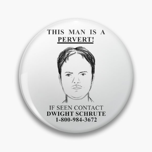 Item preview, Dwight Pervert Poster designed and sold by thebcarts.