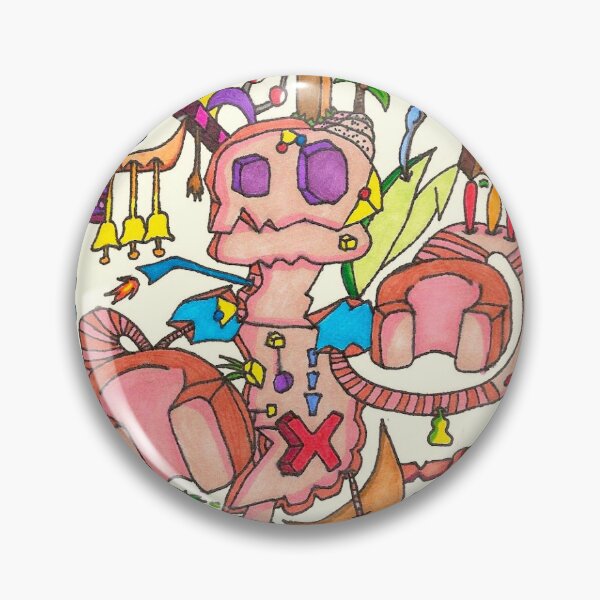 Item preview, Wacky Colorful Abstract Robot Character Design designed and sold by Harold-Inks.