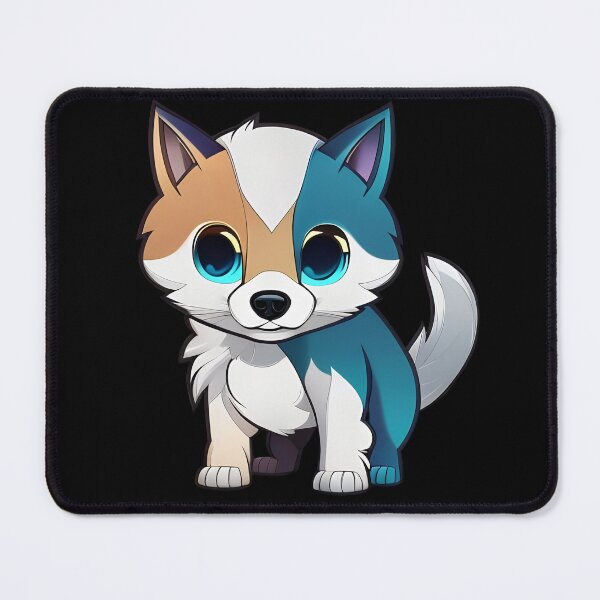 Item preview, Cute husky, cartoon drawing, Ai Generated Art designed and sold by ACC .