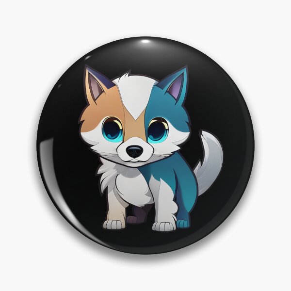 Item preview, Cute husky, cartoon drawing, Ai Generated Art  designed and sold by ACC .