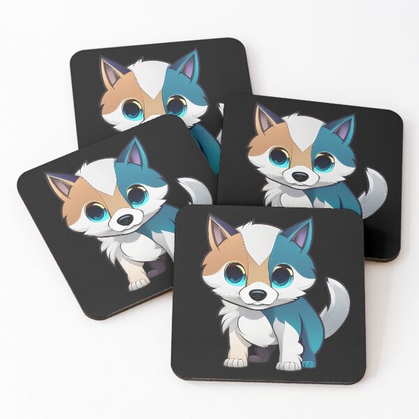 Item preview, Cute husky, cartoon drawing, Ai Generated Art  designed and sold by ACC .