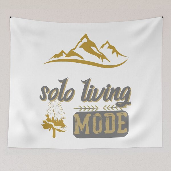 Item preview, solo living mode, forest river sun inside tree pine designed and sold by movie-popcorn.