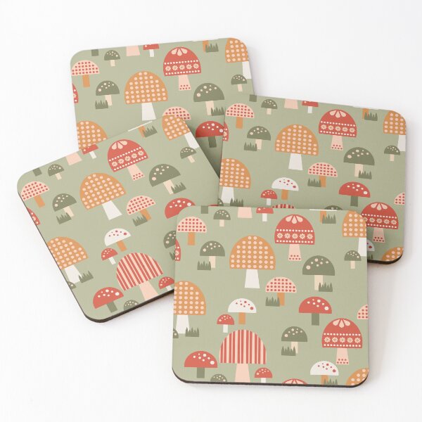 Item preview, Geometric Mushroom Garden designed and sold by latheandquill.