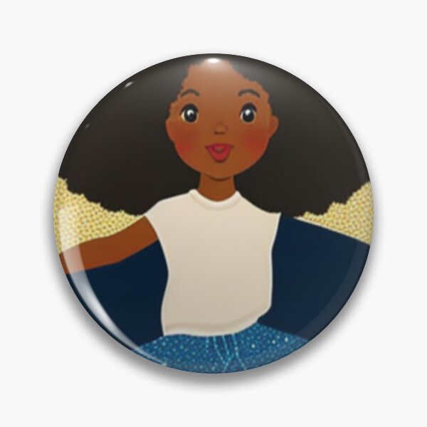 Item preview, LITTLE BLACK GIRL IN SPACE designed and sold by RetroPlaceee.
