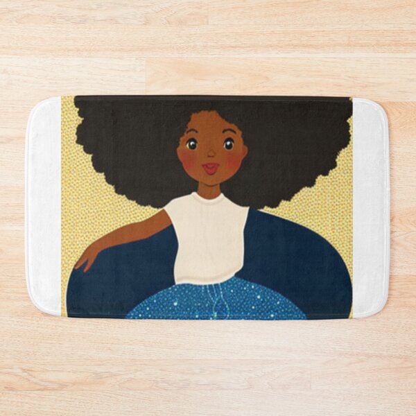 Item preview, LITTLE BLACK GIRL IN SPACE designed and sold by RetroPlaceee.