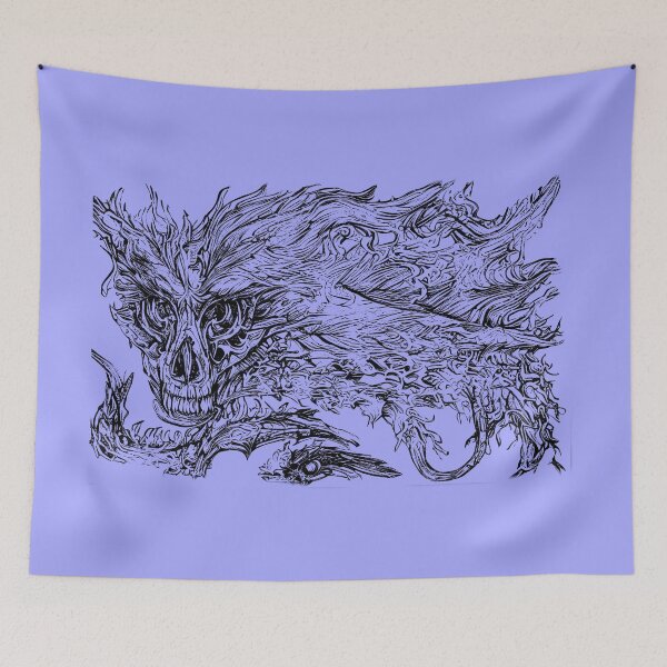 Item preview, Transcend to the Wild: A Painting of Coyote Spirit and Fire [AI generated, AI art ] designed and sold by 3ac-Arts.