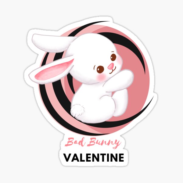 Bad Bunny Sticker for Sale by 042design