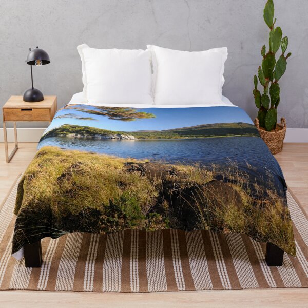 Item preview, Scenic view of a natural blue lake designed and sold by Midnight-Hour.