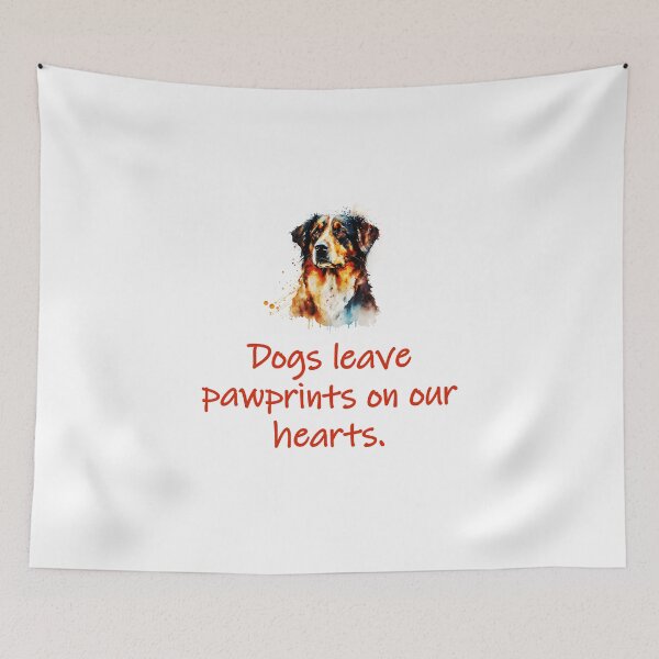 Item preview, Dogs Leave Pawprints On Our Hearts designed and sold by CrankyOldDude.