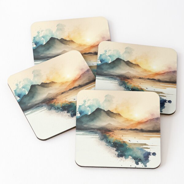 Item preview, Relaxing Watercolor #142 designed and sold by Avocado Design Studio.