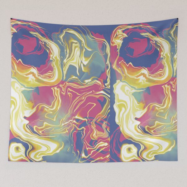 Item preview, Electric fire gold abstract swirl designed and sold by chuckletuckle.