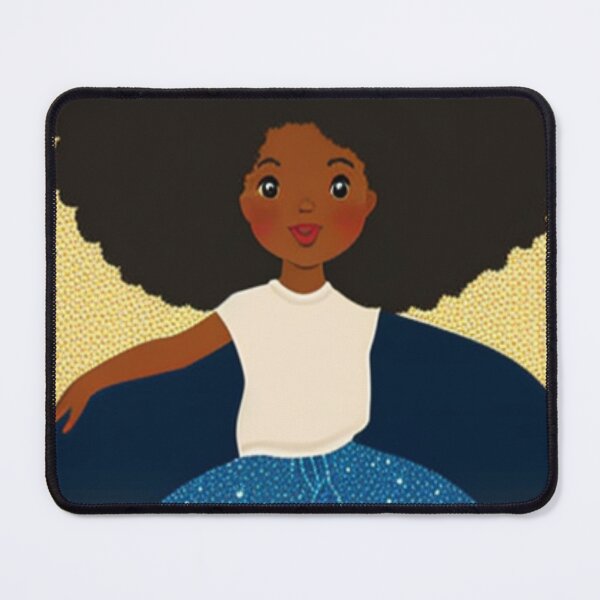 Item preview, LITTLE BLACK GIRL IN SPACE designed and sold by RetroPlaceee.
