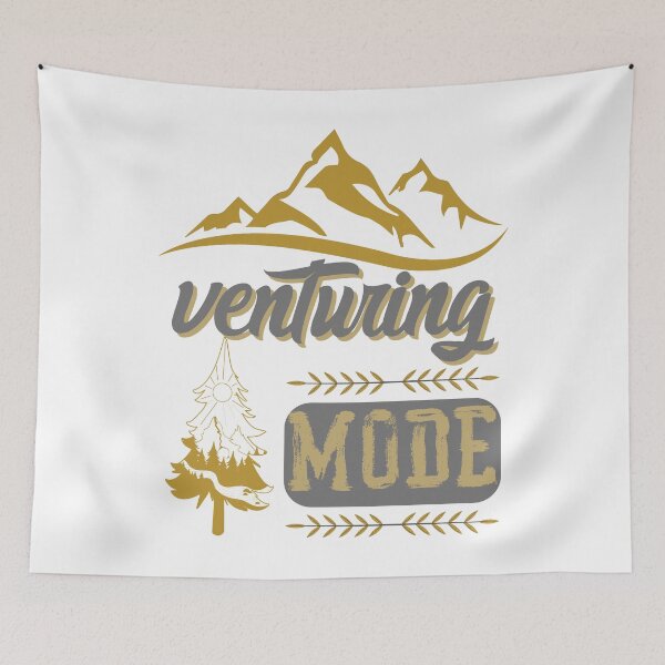 Item preview, venturing mode, forest river sun inside tree pine designed and sold by movie-popcorn.