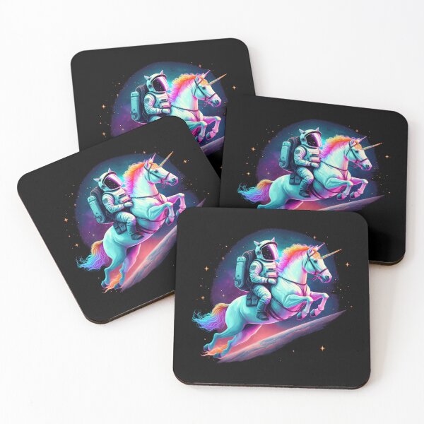Item preview, Astronaut Riding A Unicorn designed and sold by Odd World.