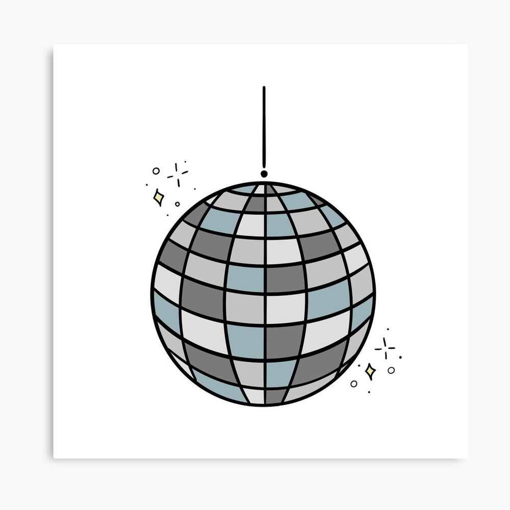 Disco Ball Print – Middle Sister Card Co.