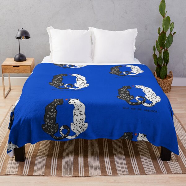 Item preview, Lovely couple cheetahs / leopards valentine in blue designed and sold by Itsdomd.