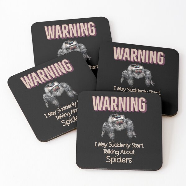Item preview, Retro Warning I May Suddenly Start Talking About Spiders designed and sold by Zurickdesigns.