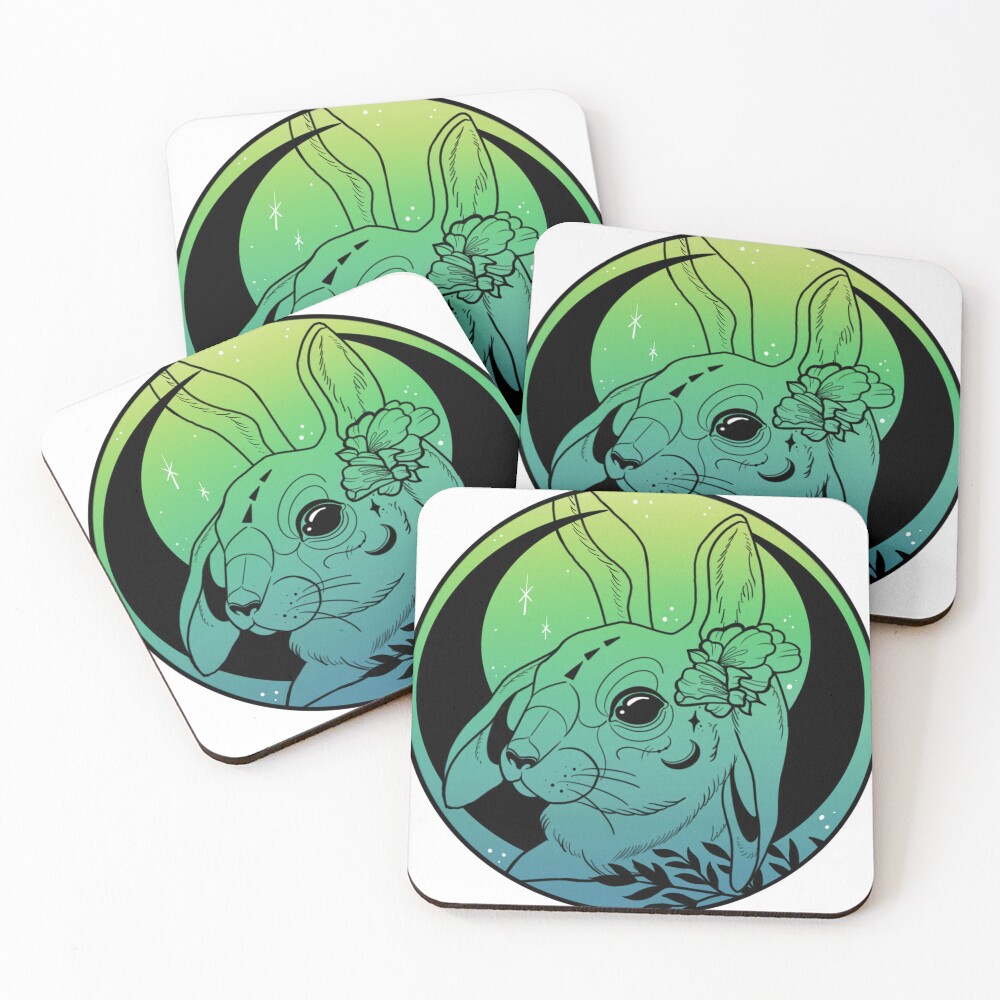 Item preview, Coasters (Set of 4) designed and sold by RabbitWild.