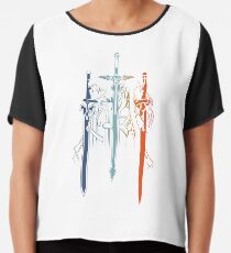 Kirito and Asuna form Sword Art Online Chiffon Top