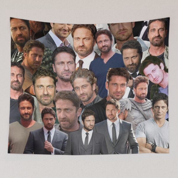 Item preview, gerard butler photo collage designed and sold by T-shirtakStore.