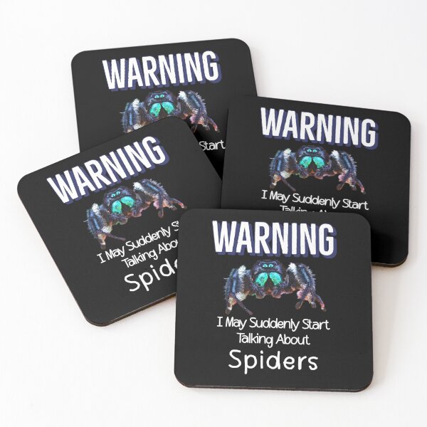 Item preview, Retro Warning I May Suddenly Start Talking About Spiders designed and sold by Zurickdesigns.
