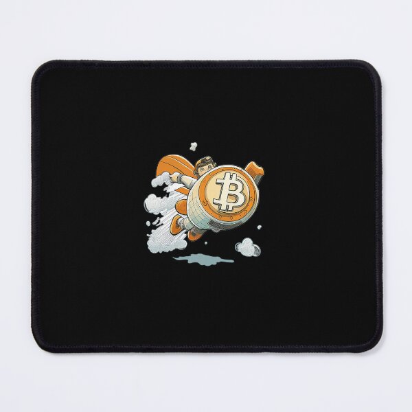 Item preview, Funny Flying Bitcoin designed and sold by DreamerStore.