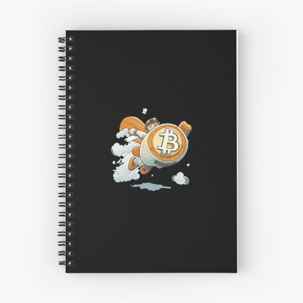 Aperçu de l'œuvre Funny Flying Bitcoin créée et vendue par DreamerStore.