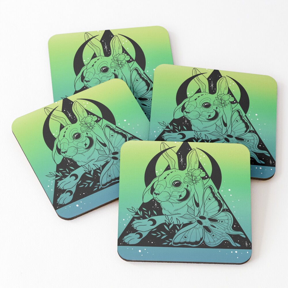 Item preview, Coasters (Set of 4) designed and sold by RabbitWild.