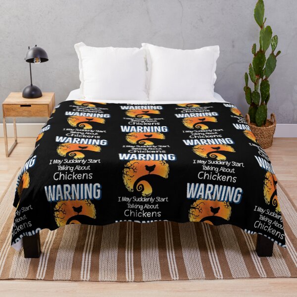 Artikelvorschau, Whimsical Warning I May Suddenly Start Talking About Chickens entworfen und verkauft von Zurickdesigns.